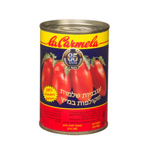 עגבניות שלמות מקולפות במיץ