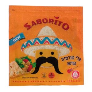 עלי טורטייה מקמח לבן 25 ס"מ